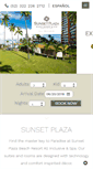 Mobile Screenshot of hotelsunsetplaza.com